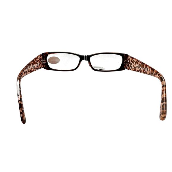 Swarovski Crystal Reading Glasses With Leopard Print New With Tags & Case +4.00